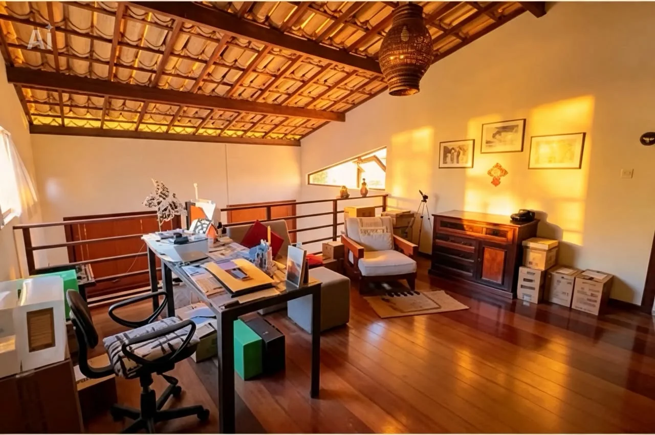 Arquitetura de Casa no Porto das Baleias com piscina e acesso à praia em Praia do Forte